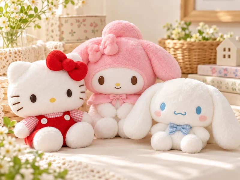 Sanrio plush toys — illustrative product example