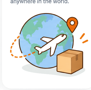 Ship worldwide