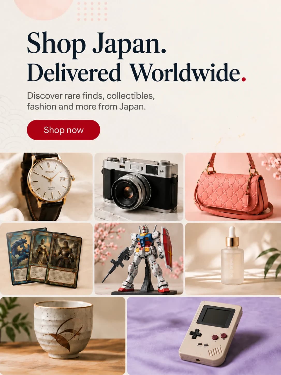 Shop Japan and have rare finds delivered worldwide