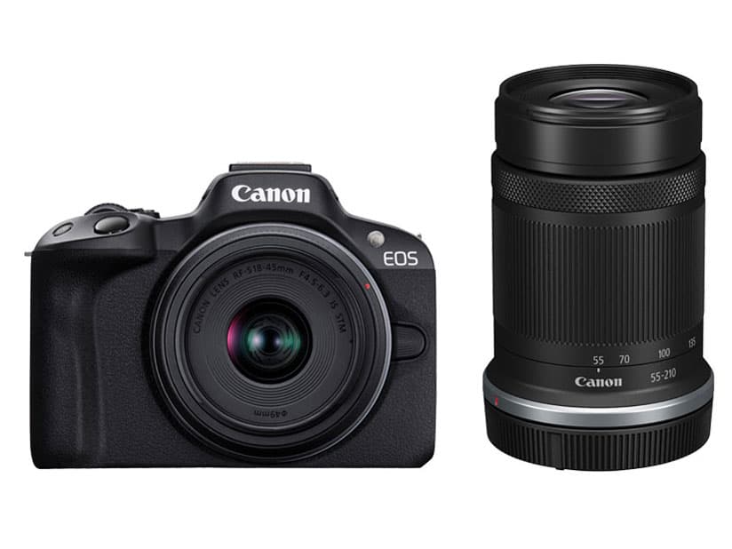 【送料無料・新品未開封】【日本正規純正品】Canon EOS R50 ダブルズームキット [ブラック]【お取り寄せ（2週から3週間程度での入荷、発送）】