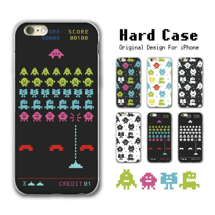 iPhone17e iPhone16e iphone16 クリアケース iphone iphone16pro iphone15 ケース iphone14 iphone13 クリア ケース アイフォン iphonese iphone12 11 mini plus SE 7 8 x ブラック ゲーム インベーダー ドット レトロゲーム