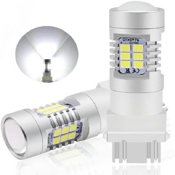 デリカ D5 H19.1- CV5W LED T20 ホワイト シングル バックランプ21連 後付 ledバックランプ バックライト 白 爆光 2個セット リバースランプ 後退灯 車用品 カー用品 車パーツ クルマled カスタムパーツ