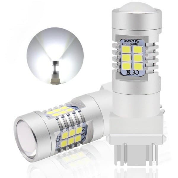 マツダ ベリーサ H18.8〜 DC5系 LED T20 ホワイト シングル バックランプ21連 カーパーツ 後付 ledバックランプ バックライト 白 爆光 2個セット リバースランプ 後退灯 車用品 カー用品 車パーツ クルマled 車検対応 送料無料