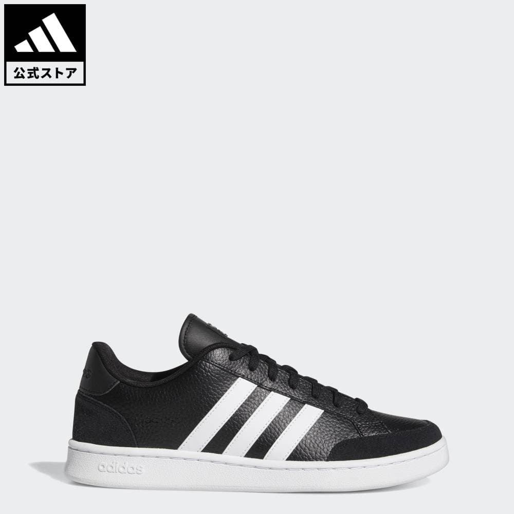 【50％OFFクーポン対象 10/24 20:00～10/30 23:59】 【公式】アディダス adidas 返品可 ライフスタイル グランドコート SE / Grand Court SE スポーツウェア メンズ シューズ・靴 スニーカー 黒 ブラック FW6690 ローカット