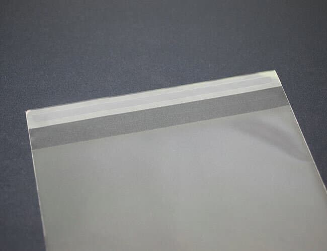 透明OPP袋 トレーディングカード用 テープ付 600枚 30ミクロン厚（標準） 70x100+30mm トレカ用 国産 送料無料 thumbnail 2