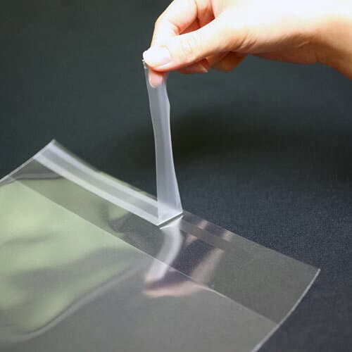 透明OPP袋 トレーディングカード用 テープ付 600枚 30ミクロン厚（標準） 70x100+30mm トレカ用 国産 送料無料 thumbnail 3