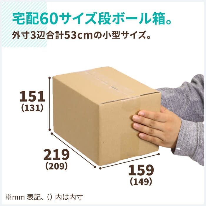 ダンボール 60サイズ 10枚 (209×149×131) 段ボール ダンボール箱 60サイズ 箱 段ボール箱 梱包用 梱包資材 梱包材 梱包 箱 宅配箱 ヤマト 宅急便 ヤマト運輸 ゆうパック 佐川 宅配 60 CD メルカリ 小さい 収納 本 洋服 書籍 NO.1 (0001) thumbnail 2