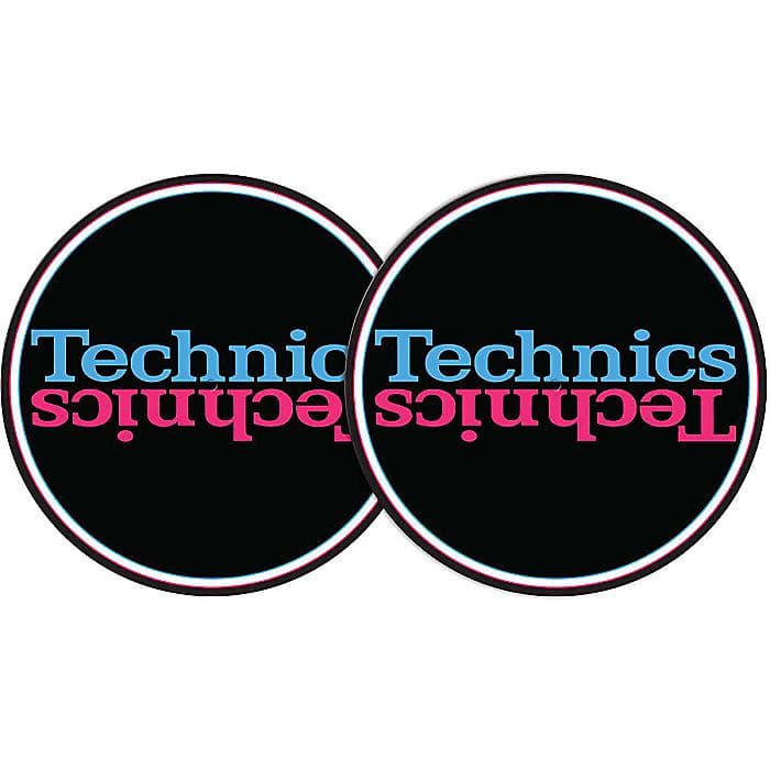 Technics(テクニクス) / ダブルブルー 2x Slipmats - スリップマット (2枚/1ペア) -