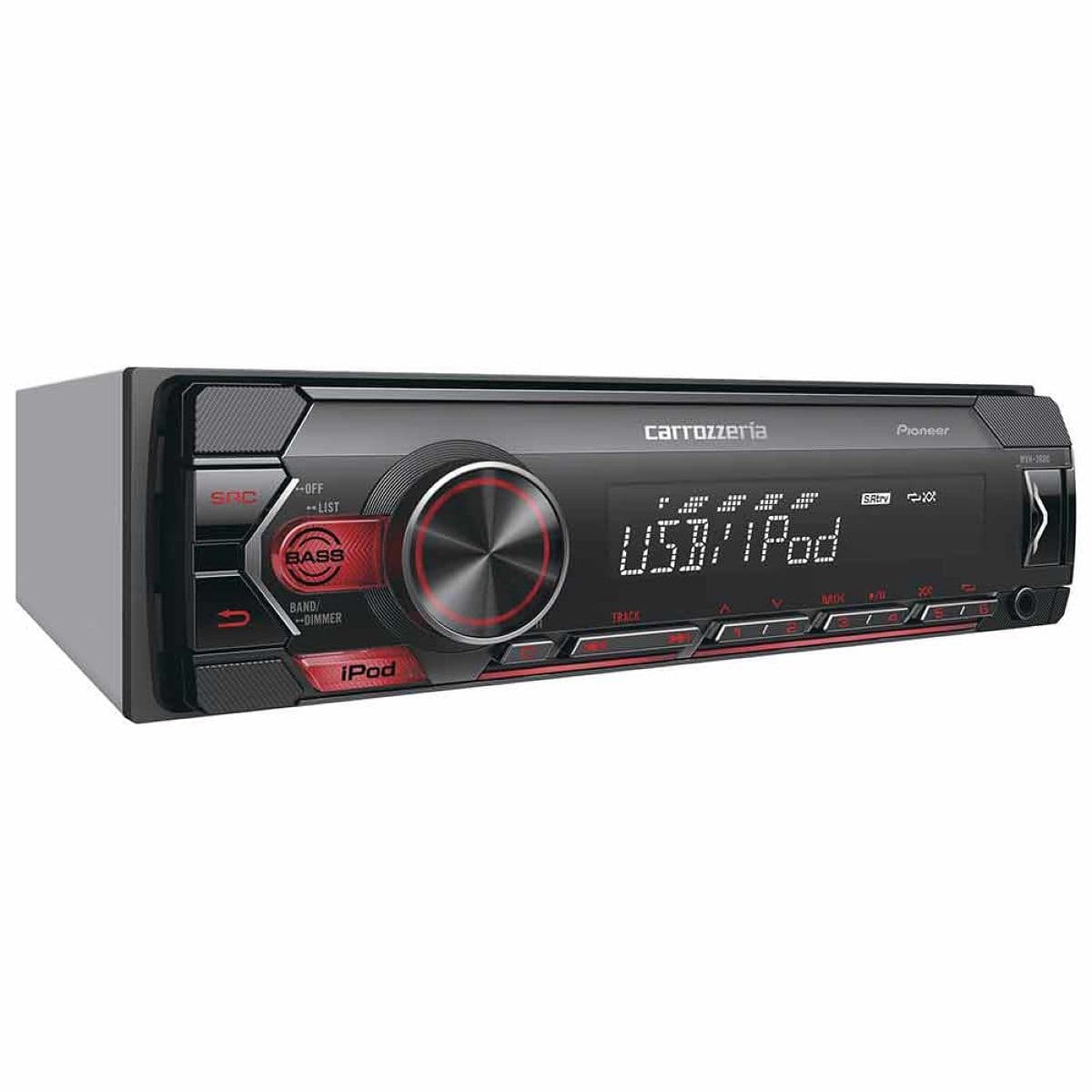 Pioneer パイオニア carrozzeria カロッツェリア MVH-3600 1DIN メインユニット USB AUX iPhone Android thumbnail 2