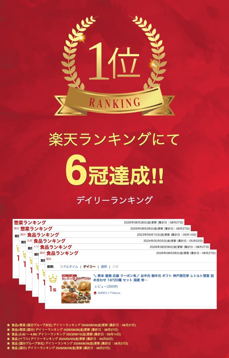 ギフト 神戸開花亭 レトルト惣菜 詰め合わせ 16?20種 セット 国産 常温保存 レンジ対応 おかず 肉 魚 野菜 煮物 スープ ハンバーグ 送料無料 のし対応 高齢者 一人暮らし 仕送り プレゼント 夏ギフト 秋ギフト お歳暮 thumbnail 2