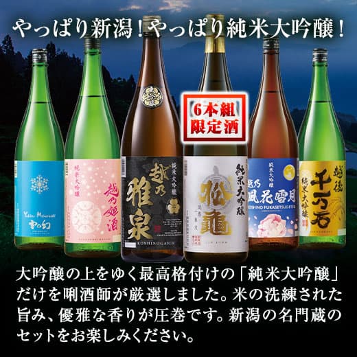 酒 日本酒 特割 越乃 五蔵 六蔵 純米大吟醸 飲み比べセット 一升瓶 5本組 6本組 第4弾 1800ml お父さん 父 父親 誕生日 お礼 お中元 敬老の日 父の日 ギフト プレゼント thumbnail 2