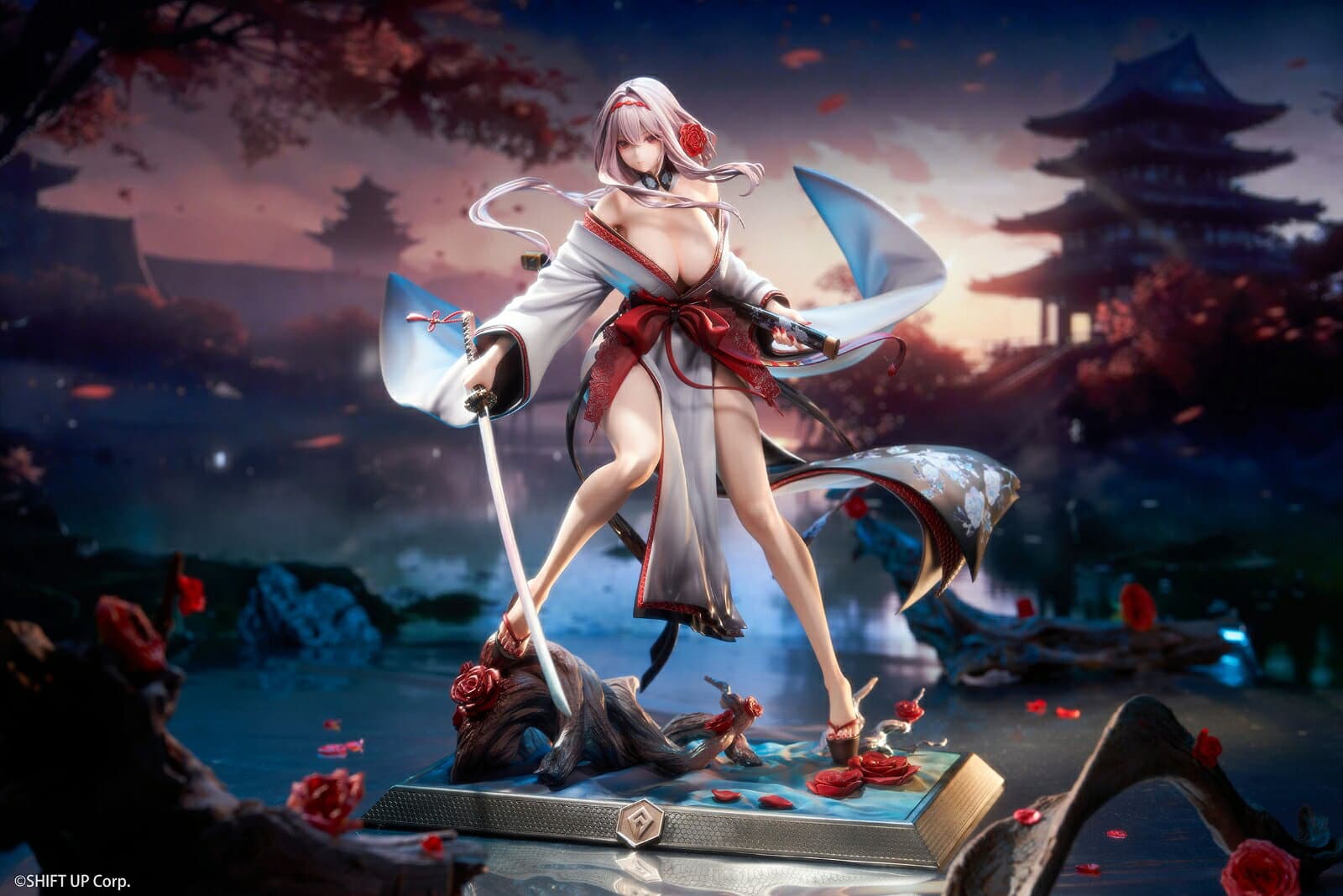 『勝利の女神：NIKKE』 紅蓮：ブラックシャドウ ロンギングフラワー 1/4 (完成品フィギュア) thumbnail 2