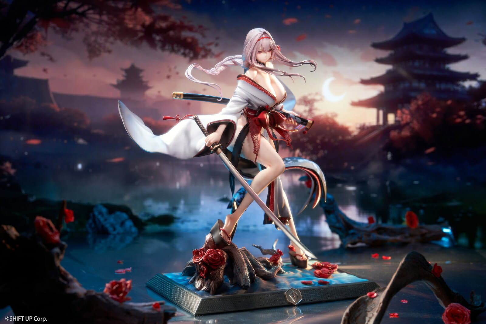 『勝利の女神：NIKKE』 紅蓮：ブラックシャドウ ロンギングフラワー 1/4 (完成品フィギュア) thumbnail 3