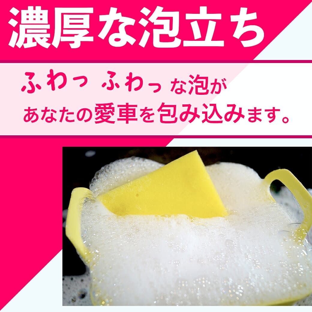 洗車 イオンシャンプー 1L 1000ml 希釈 50倍 カーシャンプー コーティング 泡 強力 撥水 洗車傷 シャンプー カーコーティング 中性 手洗い 油汚れ 水垢 水あか プロ仕様 メンテナンス 洗車 全色対応 カーワックス 日本製 洗車用品 カーピカネット 車 thumbnail 3