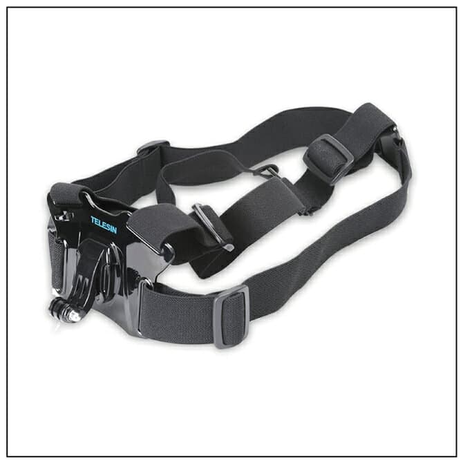 GoPro マウントゴープロ マウント GoPro アクセサリー ゴープロ アクセサリー チェスト ベルト マウント チェストマウント ハンズフリー アクションカメラ DJI Insta360 胸 肩 ショルダー ナイロン 軽量 伸びる 丈夫 簡単 固定 撮影 TELESIN GP-CGP-T07 送料無料 thumbnail 3