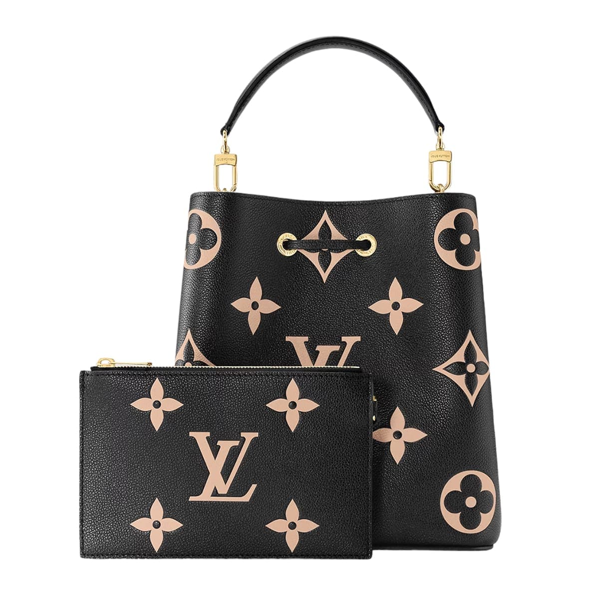 ルイヴィトン モノグラム バッグ レディース LOUIS VUITTON バッグ ショルダーバッグ バイカラー モノグラム アンプラント レザー ネオノエ MM ブラック ベージュ M45497 ショルダーバッグ レディース ルイ ヴィトン 通販 thumbnail 2