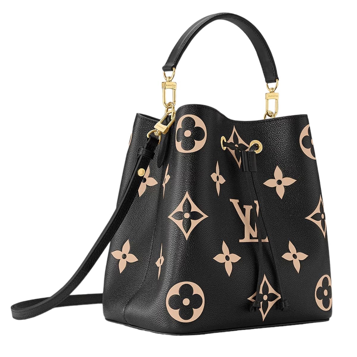 ルイヴィトン モノグラム バッグ レディース LOUIS VUITTON バッグ ショルダーバッグ バイカラー モノグラム アンプラント レザー ネオノエ MM ブラック ベージュ M45497 ショルダーバッグ レディース ルイ ヴィトン 通販 thumbnail 3
