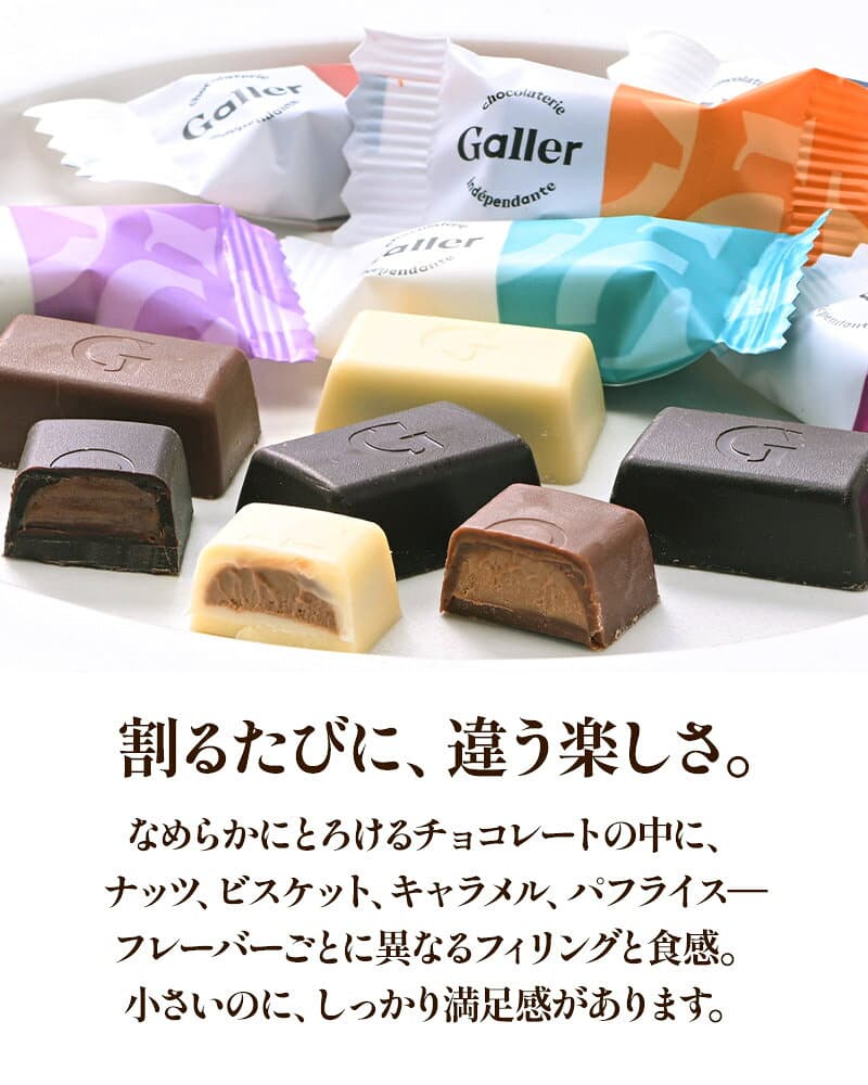 ガレー ミニチョコレート 30粒［メール便］【3～4営業日以内に出荷】［賞味期限：2026年11月21日］【送料無料】[C] thumbnail 3