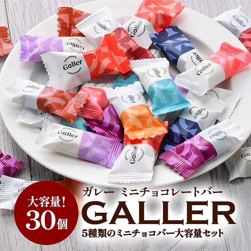 ガレー ミニチョコレート 30粒［メール便］［予約販売：10月22日～28日の間に出荷］［賞味期限：2026年11月21日］【送料無料】[C]
