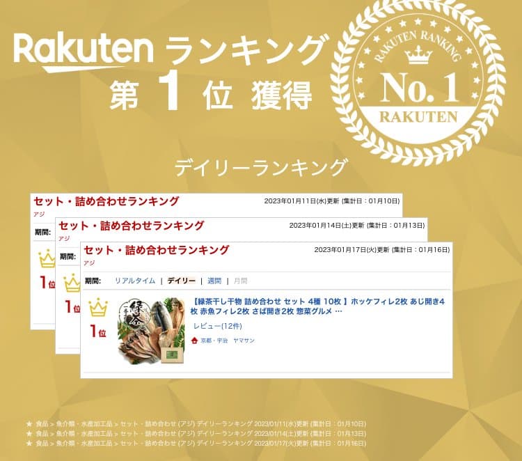 緑茶干し 詰合せ セット 4種 10枚入 |お歳暮 年賀 ギフト 干物 ホッケフィレ 2枚 あじ開き 4枚 赤魚フィレ 2枚 さば開き 2枚 ひもの 干物セット 干物詰合せ 干物詰め合わせ グルメ 一夜干し 魚介セット 京都 宇治 ヤマサン 母の日 父の日 thumbnail 2