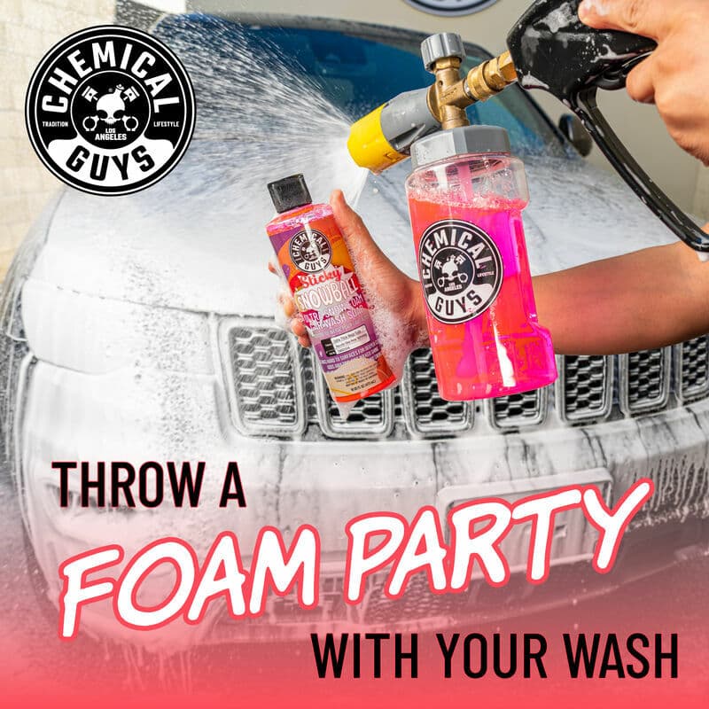 カーシャンプー：STICKY SNOWBALL ULTRA SNOW FOAM CAR WASH　16oz　 CHEMICALGUYS ケミカルガイズ 洗車用品　カーメンテナンス　　カー用品　カーケア thumbnail 2