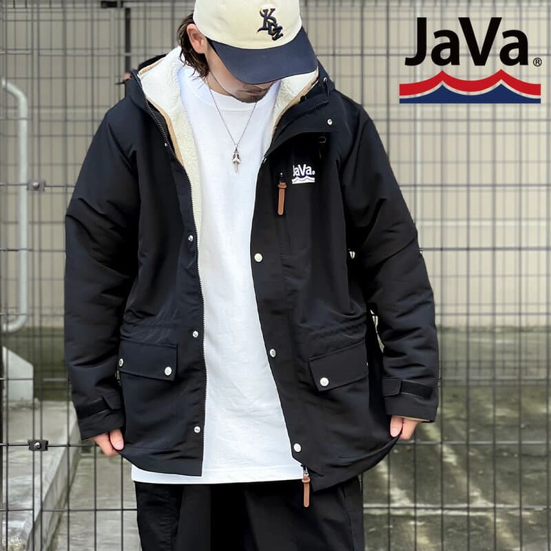 《javaジャバ コラボ》コート ジャケット メンズ アウター マウンテンパーカー ボアブルゾン 3WAY フード 軽量 レディース ユニセックス 長袖 大きいサイズ 秋 冬 クラシカルエルフ mclf002