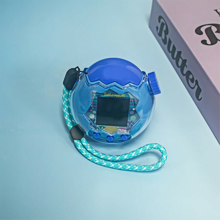 Tamagotchi Paradise クリア ケース 耐衝撃 たまごっちパラダイス カバー PC素材 CASE ミニゲーム機保護ケース パープルスカイ ピンクランド ブルーウォーター ストラップ付き 人気 おすすめ おしゃれ 携帯ゲーム機保護カバー tamagotchi paradise フタなし ハードケース thumbnail 3