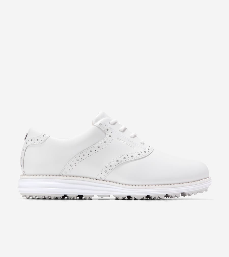 コールハーン Colehaan ウイメンズ シューズ スニーカー オリジナルグランド サドル ゴルフ womens W31275 オプティックホワイト / グレイシャ— グレー