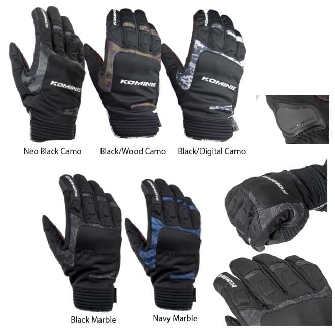 ☆* ●【KOMINE】GK-801 ウインターグローブ-カルタゴ　 コミネ W-Gloves-CARTHAGE 防寒　保温　冬用　寒さ対策 プロテクター【バイク用品】 thumbnail 2
