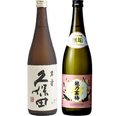久保田 萬寿 純米大吟醸720ml と 越乃寒梅 無垢 純米大吟醸 720ml 日本酒 飲み比べセット 日本酒 飲み比べ ギフト