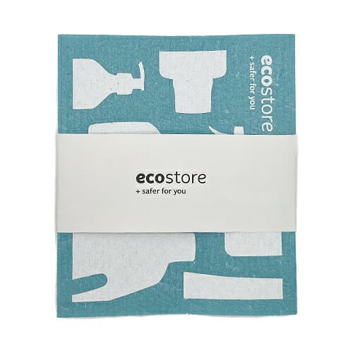 ポイント20倍 【エコストア公式】ecostore スポンジワイプ ターコイズ/ 吸水性 ふきん おしぼり 自然派 100％植物由来 キッチン 台所 拭き掃除 日用品 日用雑貨 食器用ふきん 水切りマット エコロジー ナチュラル thumbnail 2