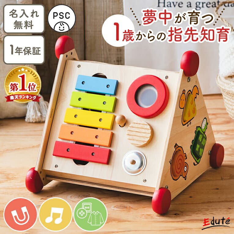 【名入れ無料& 1年保証】知育玩具 1歳誕生日プレゼント 木のおもちゃ 指先レッスンボックス エデュテ 1歳 誕生日プレゼント 出産祝い 赤ちゃん 一歳 1歳半 2歳 男の子 女の子 おもちゃ 指先知育 木製