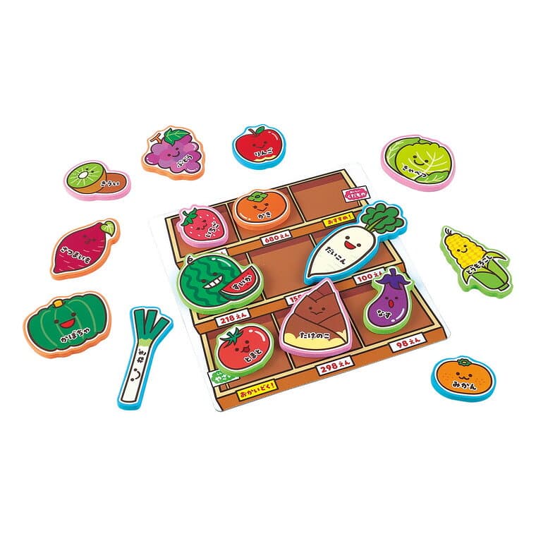 季節の野菜＆果物バランスゲーム 1個入 / バランスボード 野菜 果物 買い物ごっこ 知育 食育 ボードゲーム テーブルゲーム 子ども 幼児 幼稚園 保育園 小学生 ホビー 玩具 おもちゃ オモチャ 景品 イベント プレゼント 暇つぶし アーテック artec 【宅配便】 thumbnail 2
