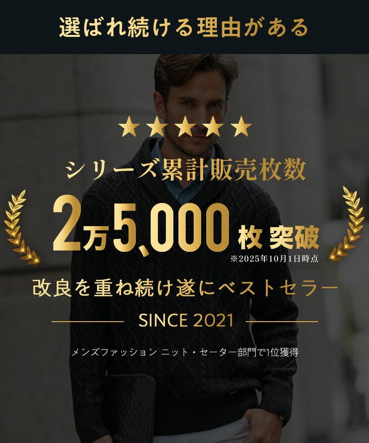 【送料無料】 セーター メンズ Vネック ニット メンズ ニット ショールカラー 総柄 長袖 クルーネック ニットセーター 大きいサイズ XXL スリムフィット 細身 ケーブル編み スリム 秋 30代 40代 50代 メンズファッション イケオジ ちょいワル joker ジョーカー thumbnail 2