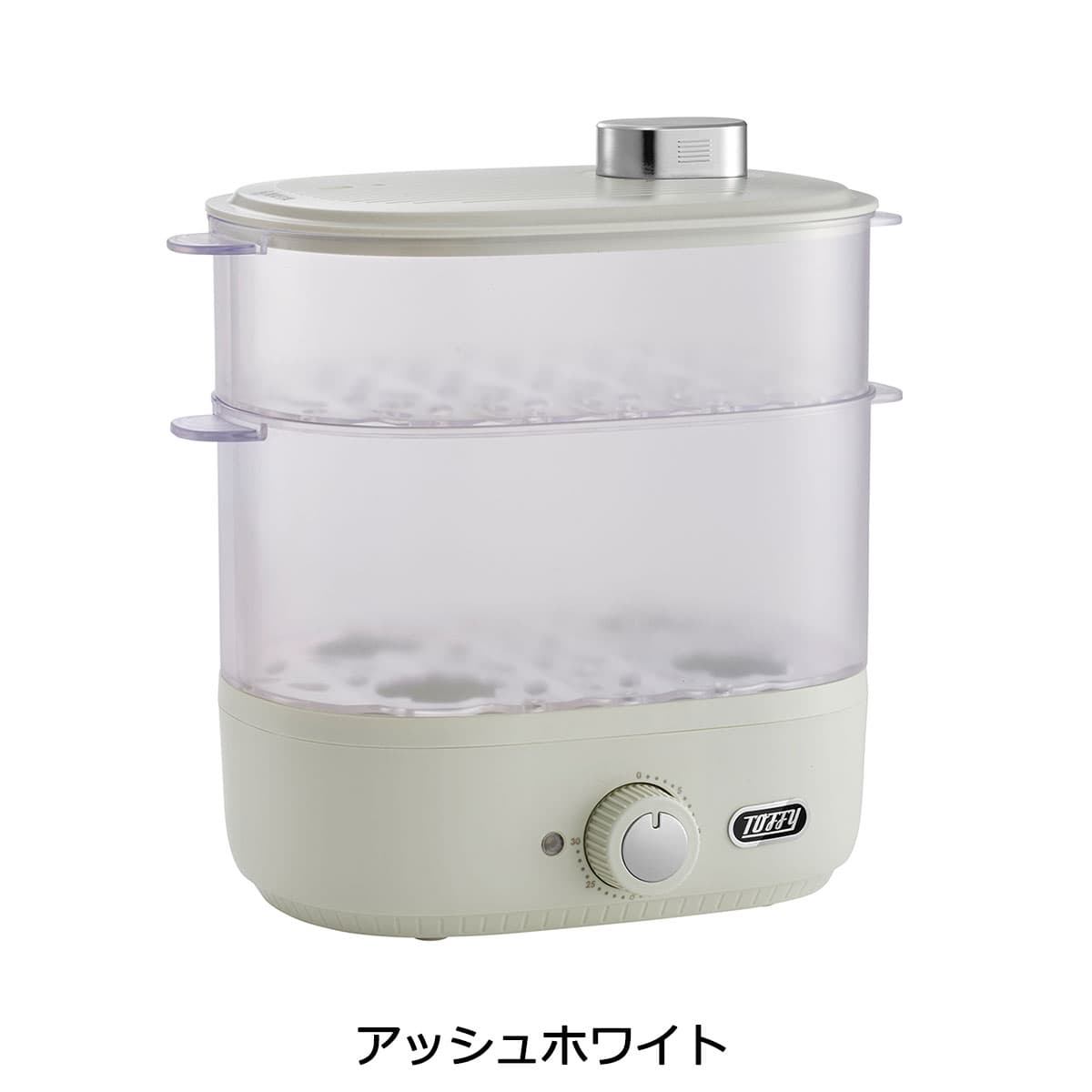 【最大55倍 10/25限定】【正規品1年保証】 Toffy フードスチーマー トフィー コンパクトフードスチーマー 電気蒸し器 スチームクッカー 蒸し器 電気 コンパクト ミニスチーマー 家電 調理家電 ラドンナ K-FS1 thumbnail 3