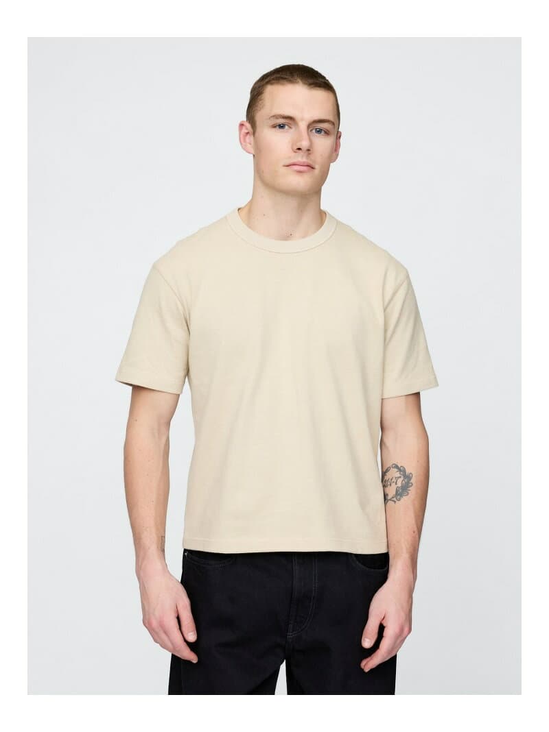 【SALE／40%OFF】(U)ヘビーウェイト クロップドTシャツ (ユニセックス) GAP ギャップ トップス カットソー・Tシャツ カーキグリーン ブルー ブラウン グレー イエロー ベージュ ブラック レッド ホワイト ネイビー パープル グリーン【RBA_E】[Rakuten Fashion] thumbnail 2