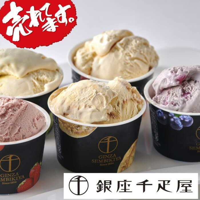 【千疋屋直送】銀座千疋屋 銀座プレミアムアイス アイスクリーム 5種 90ml×10個 冷凍