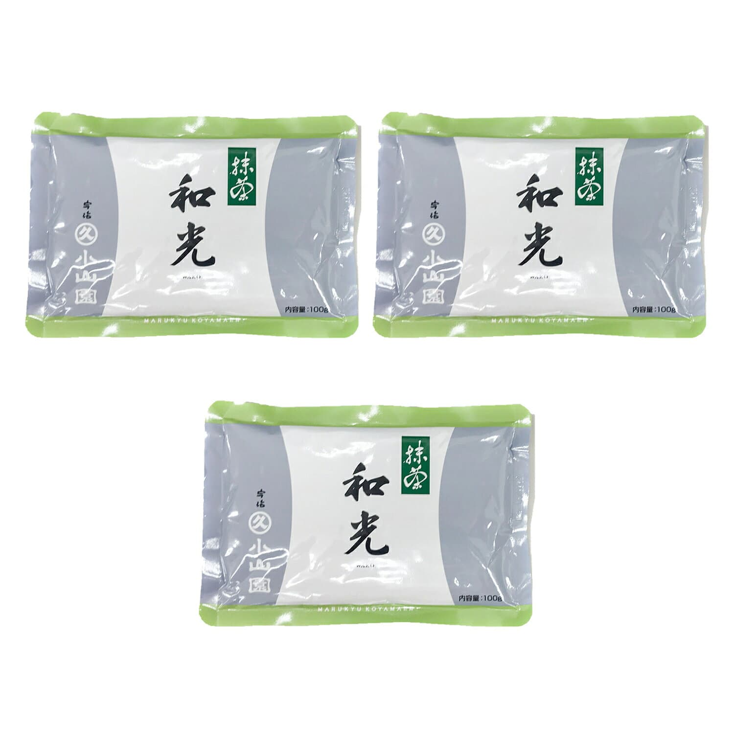 抹茶 粉末 丸久小山園 和光 わこう 100g×3袋（300g） ほんぢ園 ＜正規販売店 宇治抹茶 国産 薄茶 飲料用抹茶＞ 送料無料 ／ホ／ ● thumbnail 2