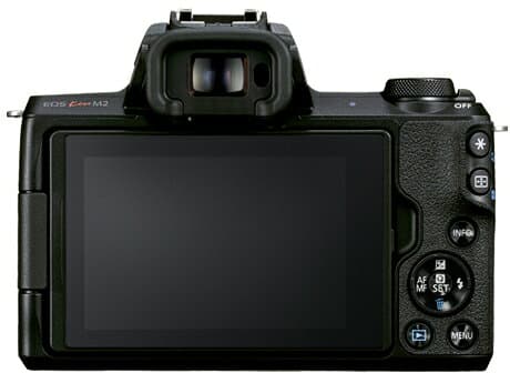 キヤノン EOS Kiss M2 標準ズームレンズキット ブラック ミラーレス一眼カメラ イオス Canon（出荷後転送不可） thumbnail 3