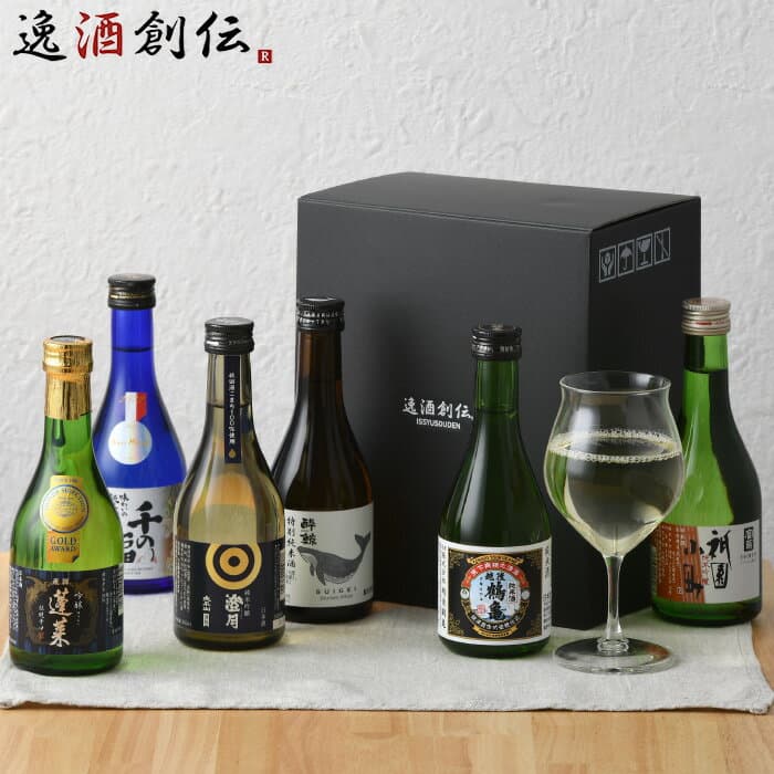WGO受賞 大満足！ 小瓶6本飲み比べセット 日本酒 太平山 越後鶴亀 蓬莱 富翁 千福 酔鯨 300ml 父親 誕生日 プレゼント お酒 敬老の日 お祝い プレゼント 秋ギフト