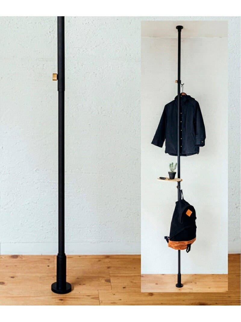 【DRAW A LINE/ドローアライン】003 Tension Rod C JOURNAL STANDARD FURNITURE ジャーナルスタンダードファニチャー インテリア・生活雑貨 収納用品・棚・ラック ホワイト ブラック【送料無料】[Rakuten Fashion] thumbnail 3