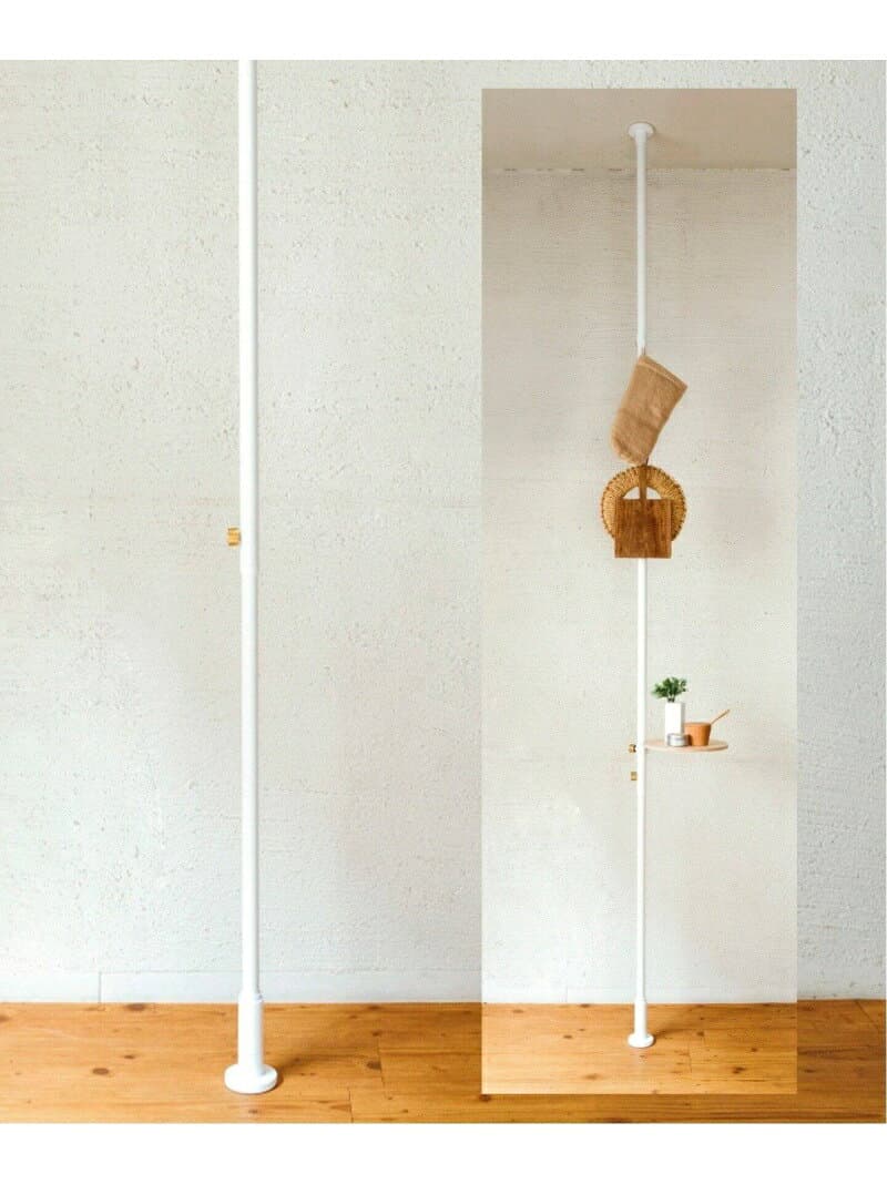 【DRAW A LINE/ドローアライン】003 Tension Rod C JOURNAL STANDARD FURNITURE ジャーナルスタンダードファニチャー インテリア・生活雑貨 収納用品・棚・ラック ホワイト ブラック【送料無料】[Rakuten Fashion] thumbnail 2