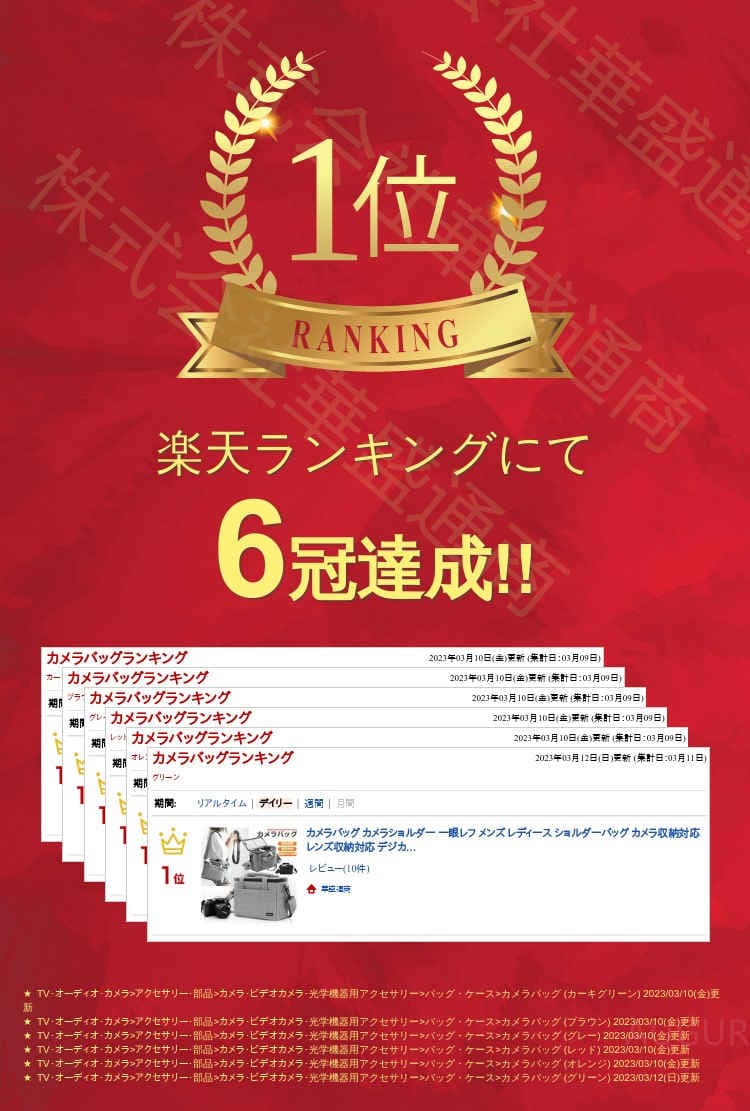 カメラバッグ カメラショルダー 一眼レフ メンズ レディース ショルダーバッグ カメラ収納対応 レンズ収納対応 デジカメ ミラーレス レンズ カメラケース 肩掛け 斜め掛け 散歩 旅行 多機能 速写対応 男女兼用 thumbnail 2