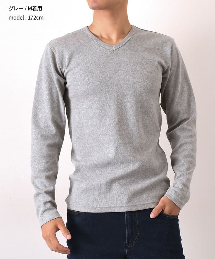 ＼本日店内EVENT／ POINT 送料無料 AVIREX アビレックス Tシャツ Vネック 長袖 ロングスリーブ アヴィレックス デイリー 6153480 617394 メンズ トップス ロンT ブランド 厚手 無地 春 秋 冬 ギフト おすすめ クーポン対象外 メール便 thumbnail 3
