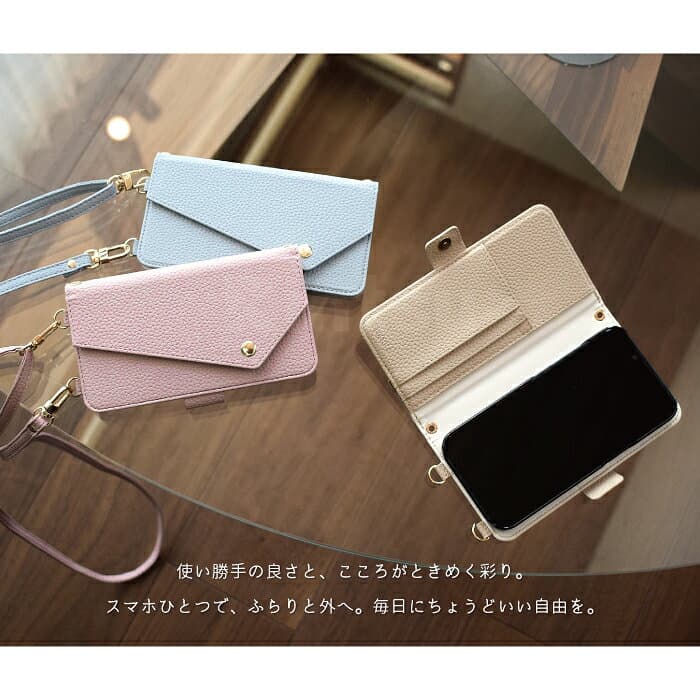 【20時〜20%OFF_LINE配布】公式 Elegante 2Way スマホショルダー 手帳型 スマホケース ショルダー タイプ iPhone18 Pro ケース iPhone17 17e 16e 16 pro max 携帯ケース google pixel 11 10a xperia 10 1 viii vii galaxy a57 5g カバー AQUOS wish6 sense10 R11 全機種対応 thumbnail 3