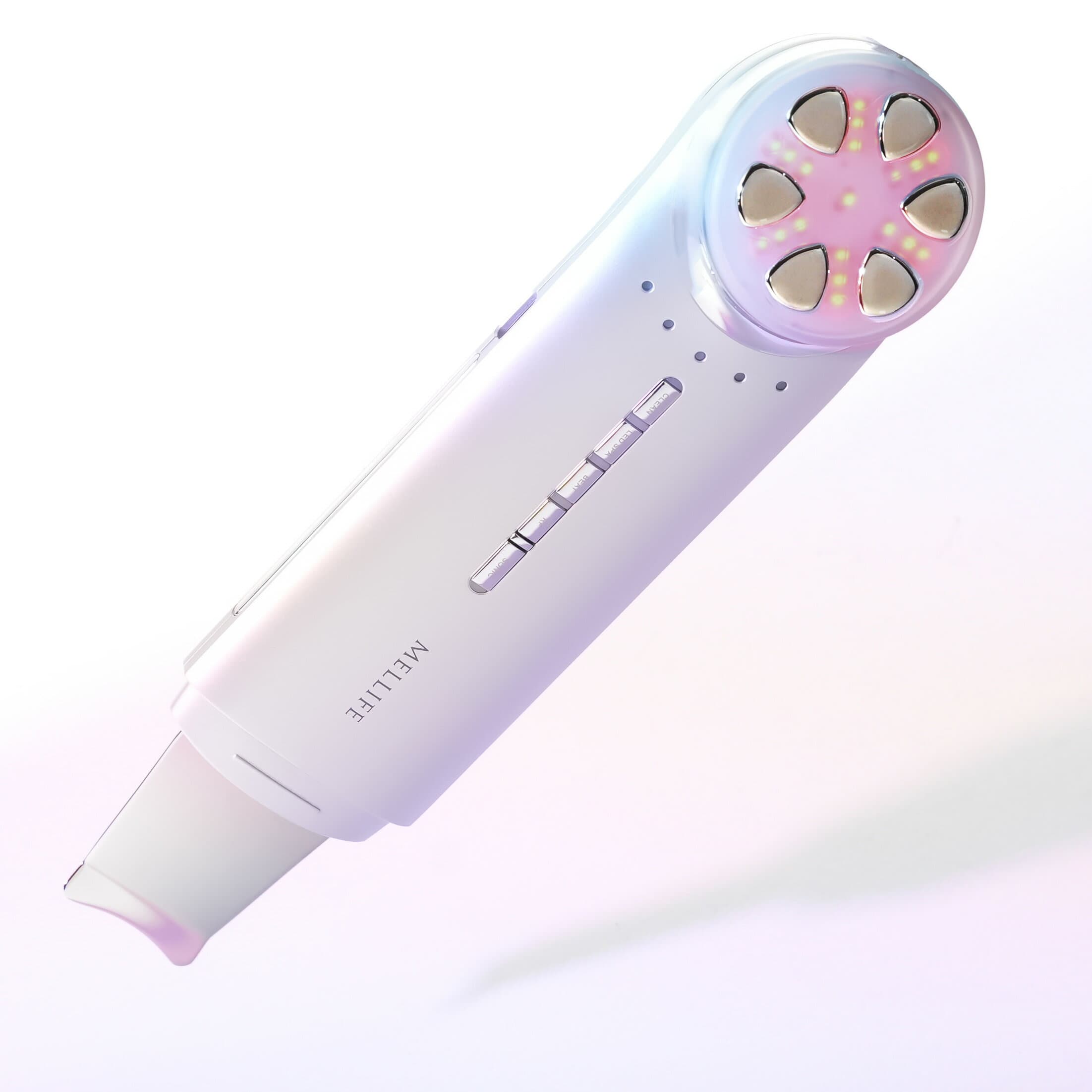 MELLIFE トータルフェイシャルプラス 美顔器 リフトアップ 目元 目の下のたるみ rf led リフトーン たるみ 鼻 美顔器 超音波 毛穴 小顔 美容家電 ほうれい線 led美顔器 rf美顔器 ピーリング シミ しみ イオン導入 保湿 肌荒れ 美白 ハリ 角質 角栓 毛穴汚れ ジェル不要