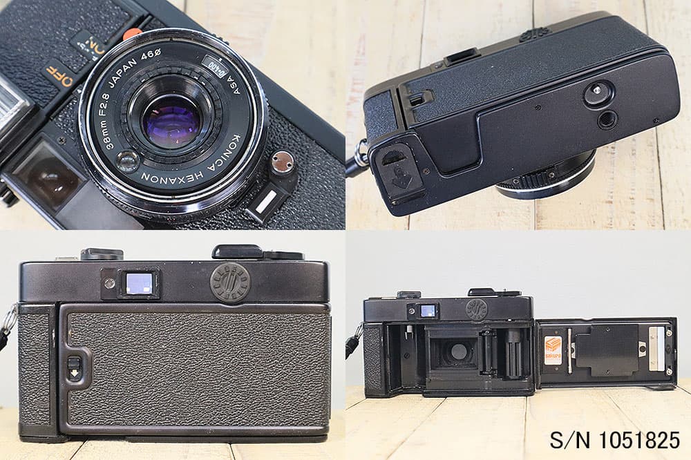 【整備済】【保証付 】　コニカ　KONICA C35 EF　S/N 1051825（ケース・フイルム付セット）　フィルムカメラ　フイルムカメラ　【中古】 thumbnail 3