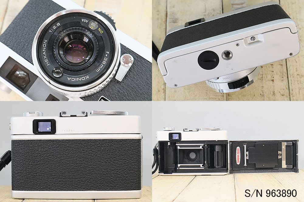 【整備済】【保証付 】　コニカ　KONICA C35 Flashmatic　S/N 963890（ケース・フイルム付セット）　フィルムカメラ　フイルムカメラ　【中古】 thumbnail 3