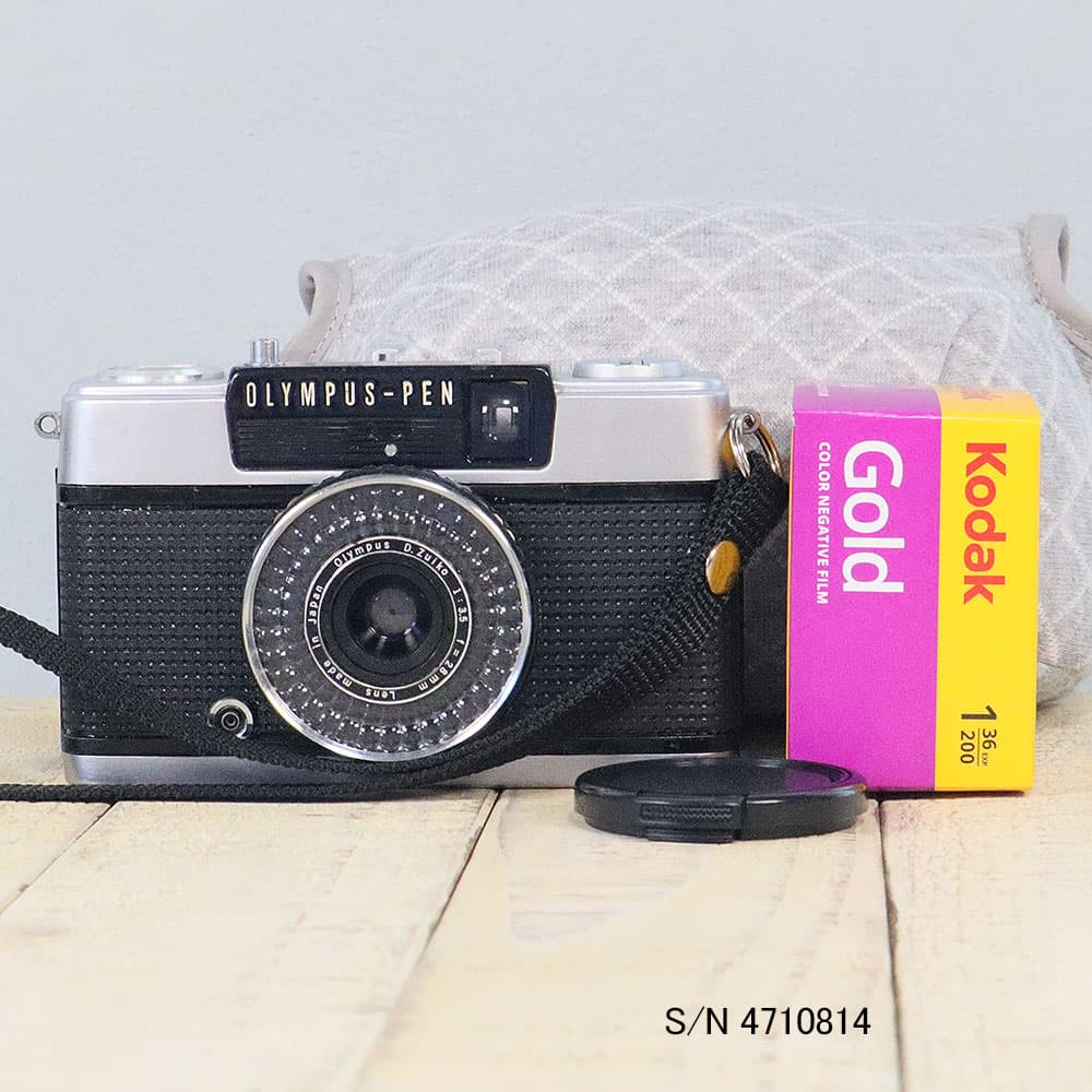 【整備済】【保証付 】　オリンパス　OLYMPUS PEN EE-3　S/N 4710814（ケース・フイルム付セット）　フィルムカメラ　フイルムカメラ　【中古】