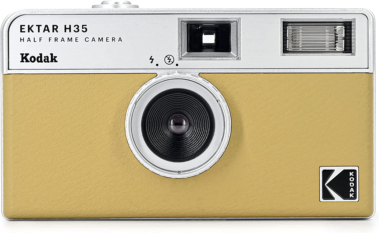 フィルムカメラ Kodak コダック ハーフカメラ フィルムカメラ フィルム枚数の倍撮れる レトロ 簡単 軽量 おすすめ コンパクト オススメ 初心者 35mm カメラ EKTAR H35 サンド ISO400 カラーフィルム アルカリ電池セット thumbnail 2
